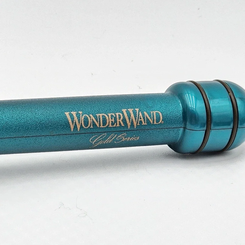 Wonder Wand Gold Series Curling Iron Helen of Troy Green Jumbo 1